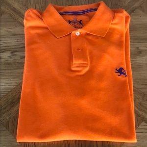 Express orange short sleeve shirt